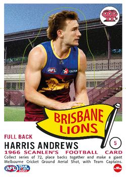 2024 AFL TeamCoach - Scanlens Die Cut #5 Harris Andrews Front